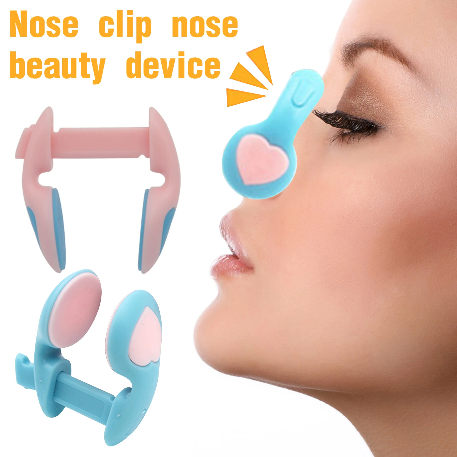 

Magic Nose Shaper Clip Nose Up Lifting Shaping Bridge Straightening Beauty Slimmer Device Soft Silicone No Painful Hurt