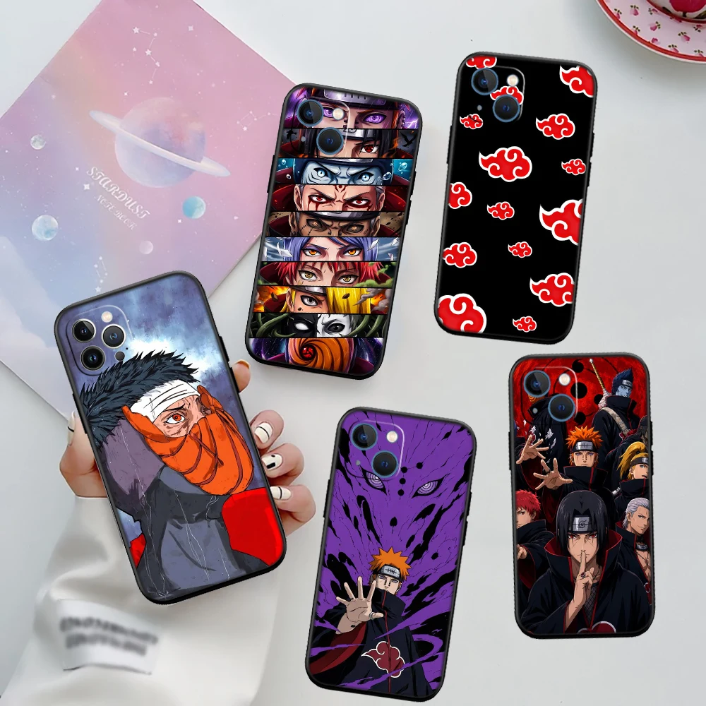 II41 Naruto Akatsuki Phone Case for Samsung Galaxy A11 A12 A13 A15 A52S A53 A55 A56 A70 A71 A72 A73 F06 F16 F56