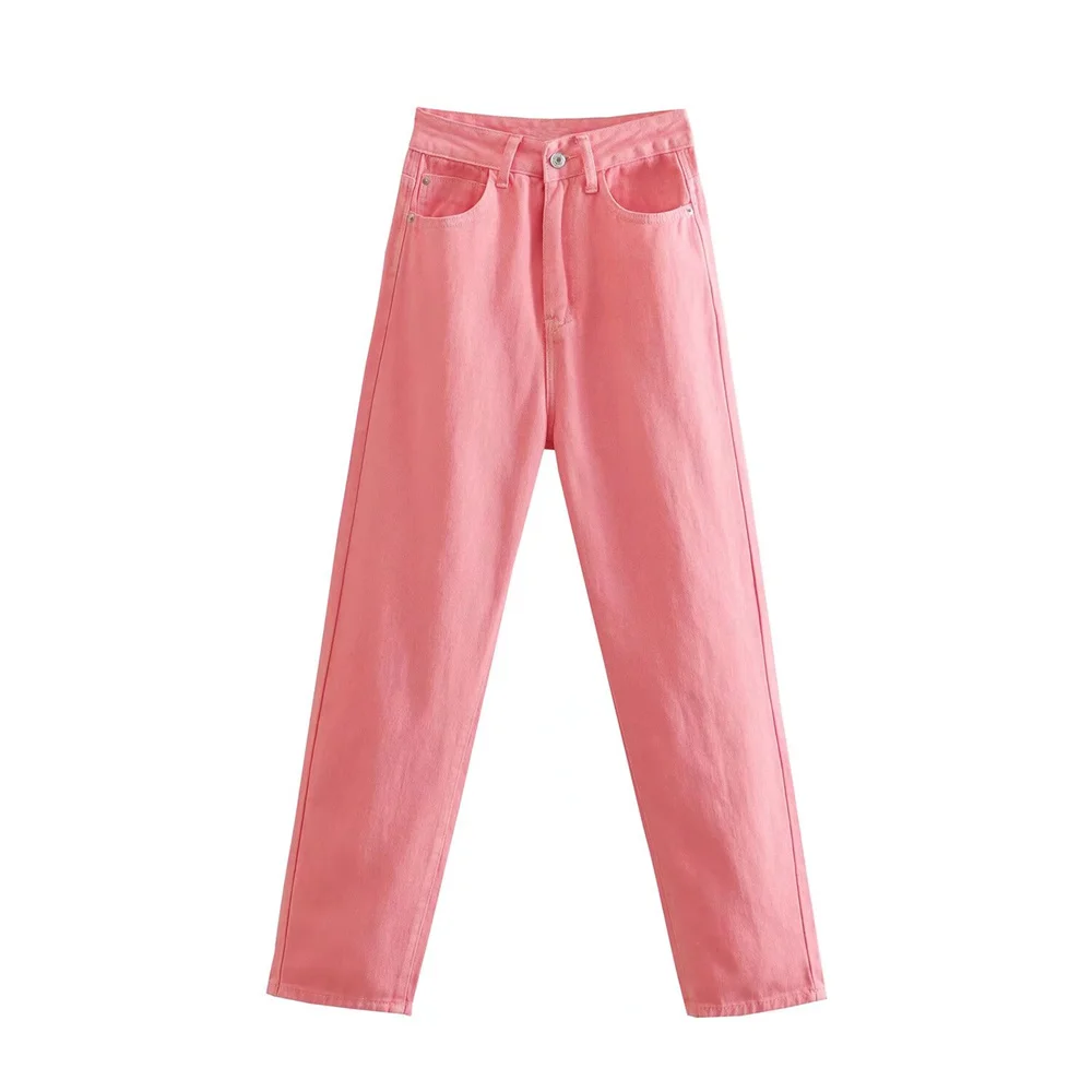 2024 Zarb Spring/Summer New Women's Style Versatile Casual Loose Comfortable Straight leg Jeans