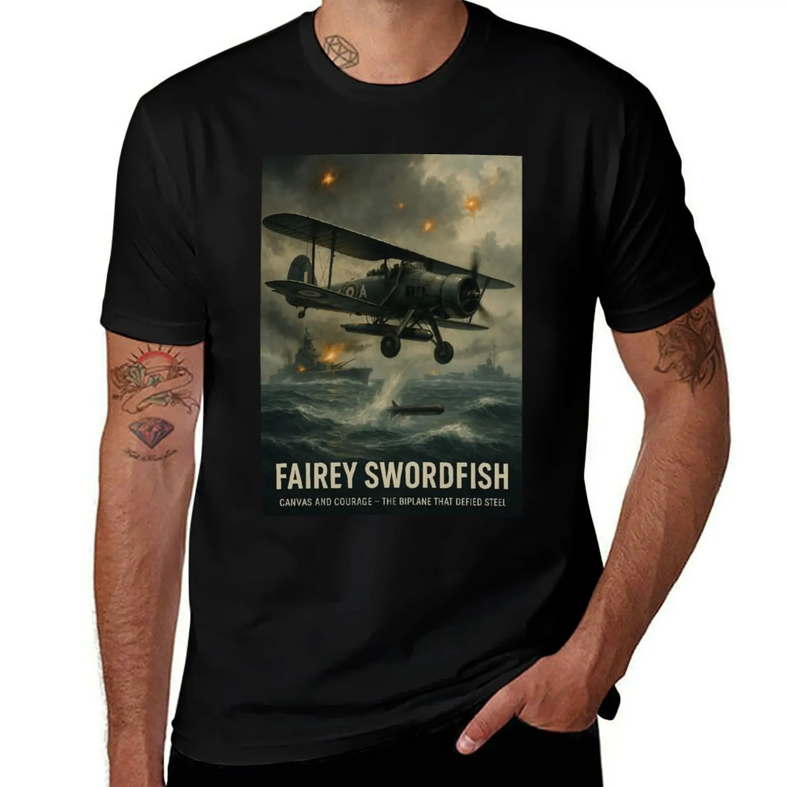 

Fairey Swordfish T-Shirt blanks cotton man t-shirts Funny t-shirts mens graphic t-shirts big and tall