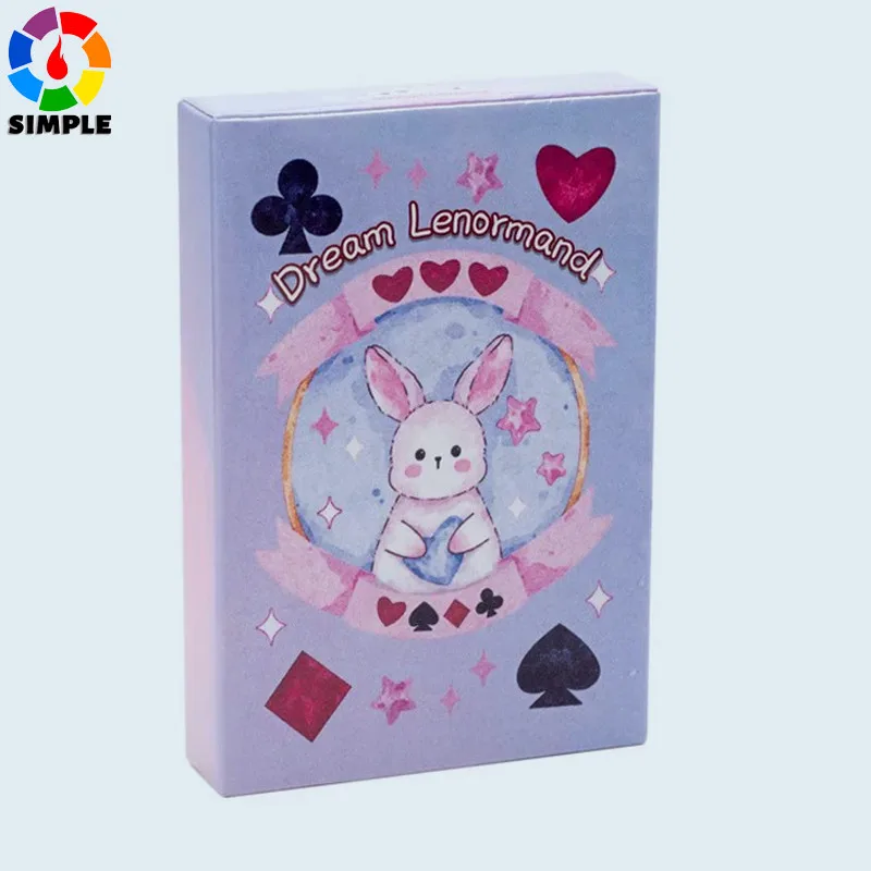 

Dream Lenormand Romantic 40-card 9*6cm Imbuing Them with An Essence of Dreamy Charm Reminiscent of Fairy Tales