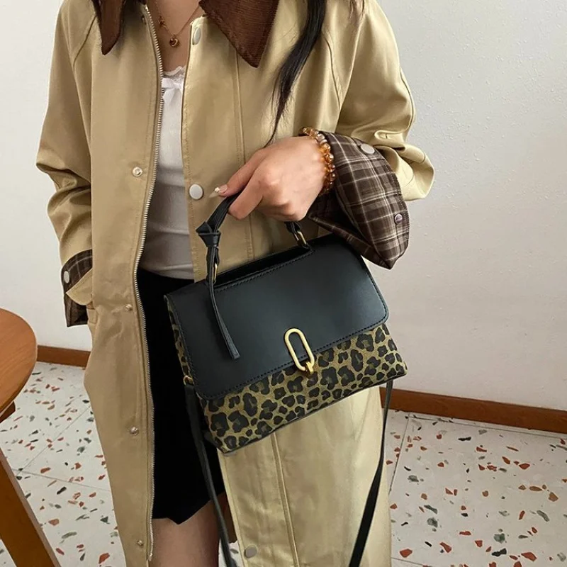 

Women's Messenger Bag Featuring Leather Details Luxury Brand Exclusive Famous Designer Touch Classic and Trendy