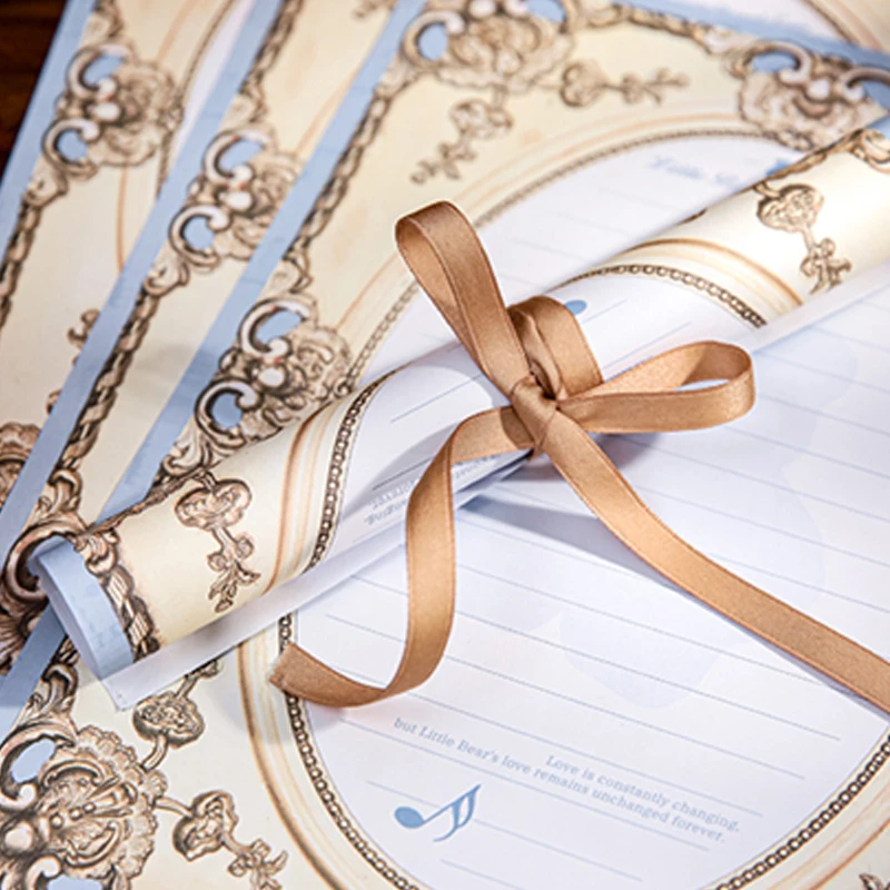 مجموعة أظرف ورقية مكونة من 36 قطعة من سلسلة أغنية القلب على شكل قلب الدب يمكنك صنعها بنفسك رسالة عطلة بركة حب رسالة حب رومانسية هدية إبداعية