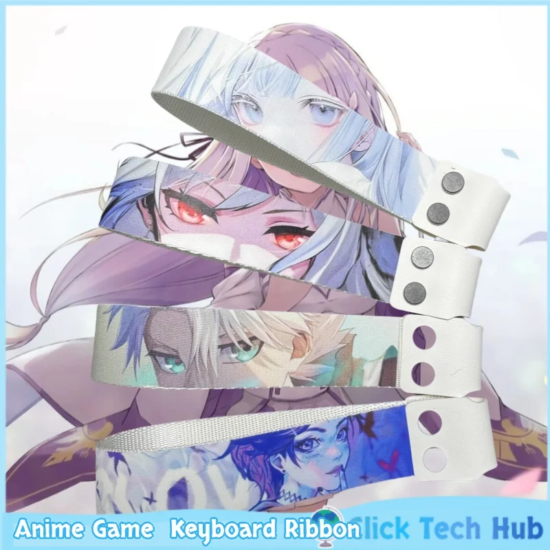 

Anime Game Theme Keyboard Ribbon Wooting Keyboard Ribbon Decoration Logo Customized Atk Magnetic Axis Personalization Gifts