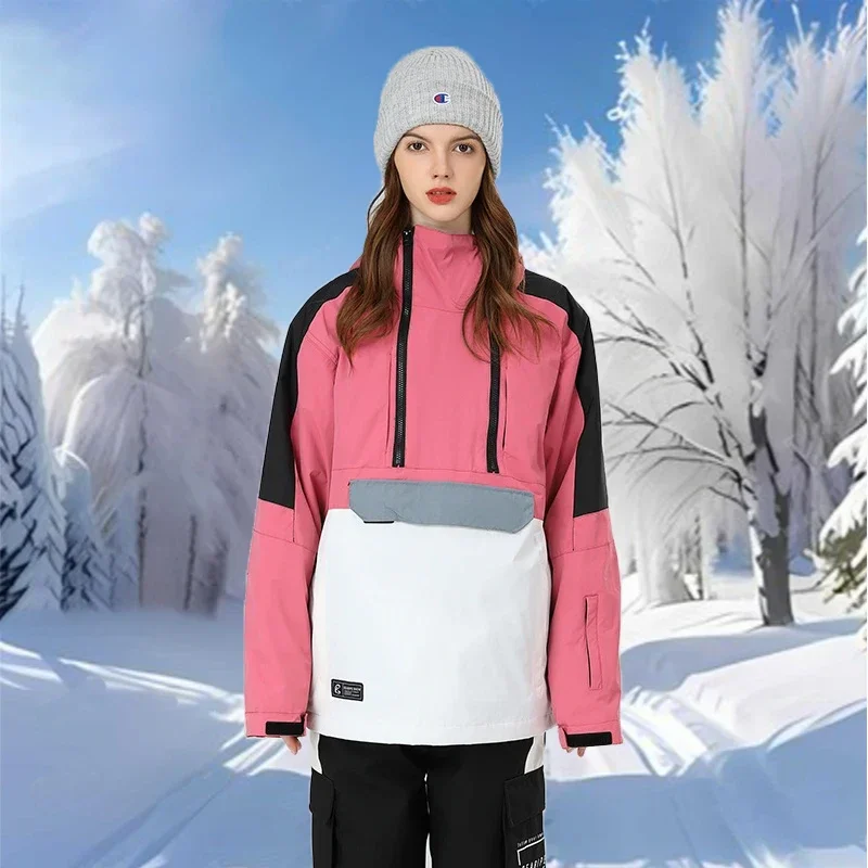 2025 Skiing Jacket Windproof Women Snowboard Jackets Sports Outdoor Cycling Man Ski Coats Mountain Waterproof Outerwear Clothing