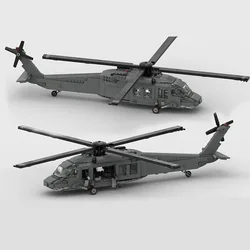 Brand New 810 Pieces WWII Military MOC 1:33 Scale UH-60 Model Creative High-Tech Toy Kids Gift Fighter Building Blocks