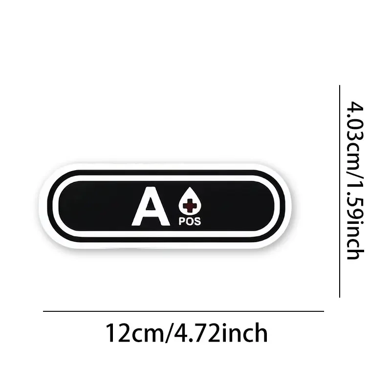 1PC Blood Group Scooter Stickers Waterproof for Motorcycle Helmet Fuel Tank Vinyl Decals for Honda Yamaha Kawasaki Suzuki Ktm