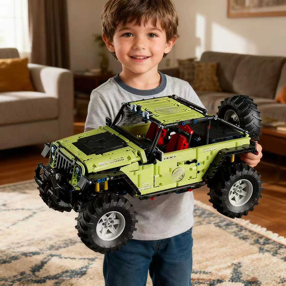 

1:8 Scale Static Heavy-Duty Off Road Vehicle Model 2680 PCS Technical Car DIY Building Blocks Sport Car Bricks Assembly Set Gift