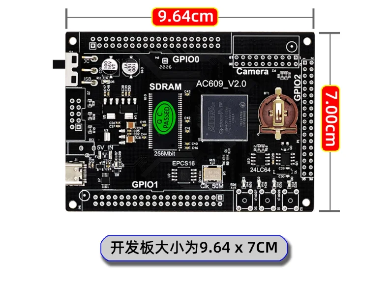

EP4CE10 Плата разработки FPGA Основная плата Zui Small System NIOS SOPC Соревнования электрооборудования (модель AC609)