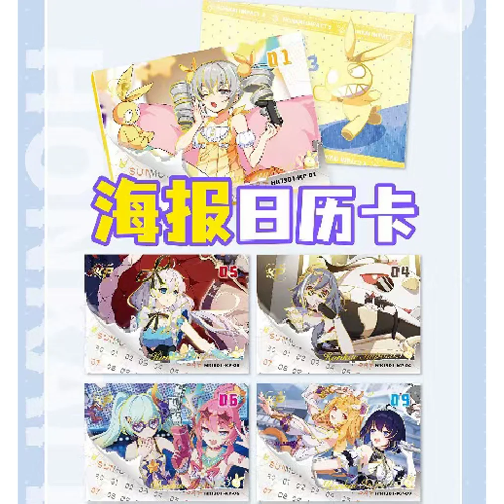 Wholesale Honkai Star Rail Collectible Cards Process Metal Card Anime Game Genshin Impact Honkai Star Railway Kids Toys Gifts
