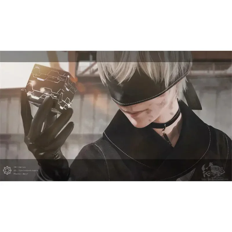 A NieR Automata 9S 2B Cosplay Props White Light Black Box YoRHa No.9 Type S No.2 Type B Magic Cube