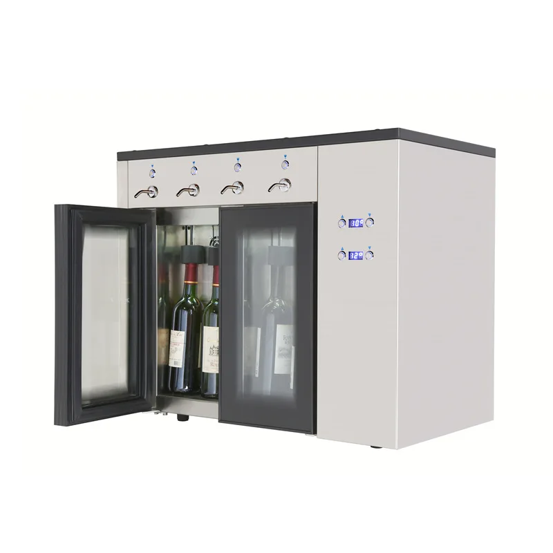 

SC-4PB double temperature constant temperature preservation commercial wine refrigerated red wine dispenser