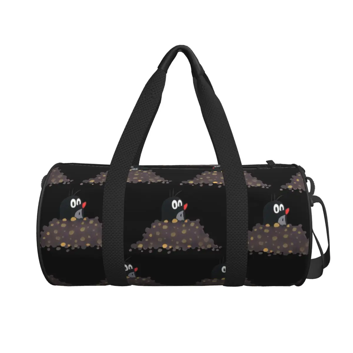 

Mole Happy Krtek Large Duffle Gym Bag Waterproof Duffle Travel Bags Handbags Fitness bag