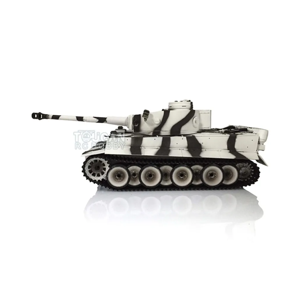 Henglong RC Tank 1/16 3818 7,0 plástico alemán Tiger I RTR RC tanque barril retroceso 2,4G tanque de Control remoto BB Pellets RC modelo de juguete