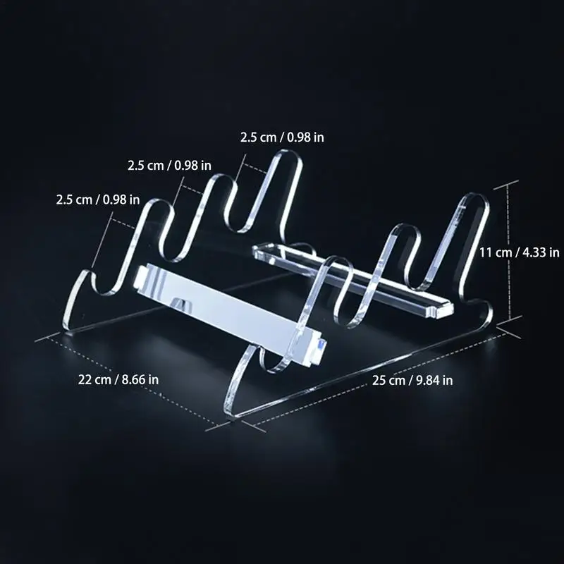 Mechanical Keyboard Desktop Display Stand Acrylic 3 Layer Storage Box Bracket Display Shelf Stand Tool