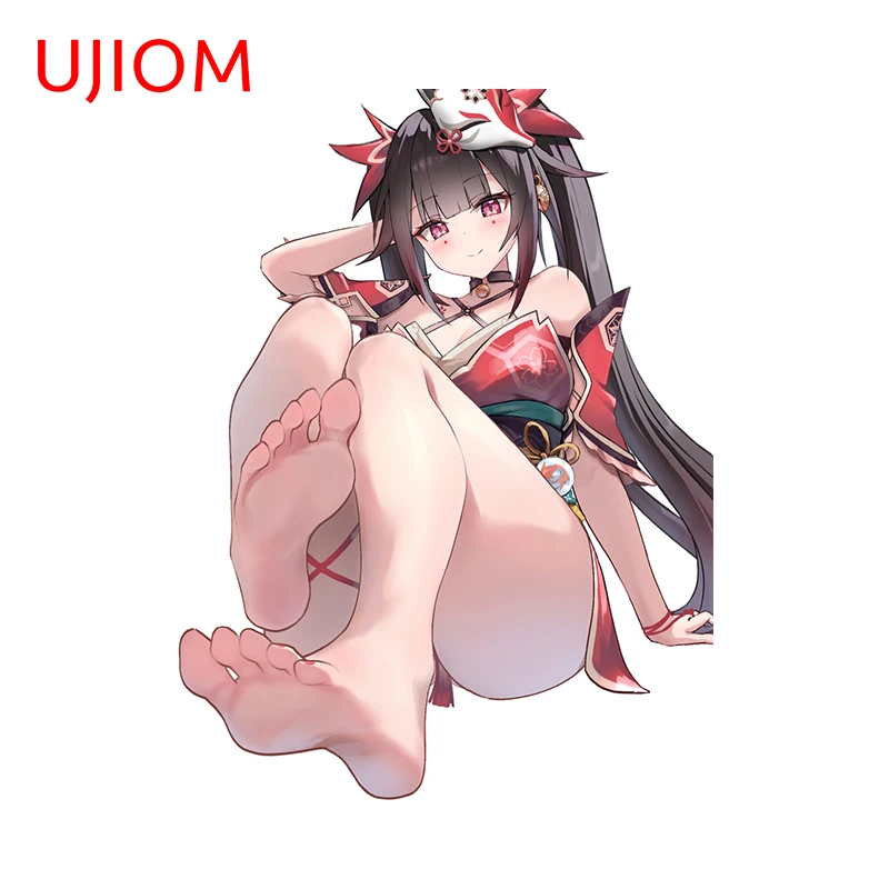 UJIOM 13cm X 9.8cm Honkai Star Rail Sexy Hentai Foot Sparkle NSFW Wall Stickers Wardrobe Decal Creative Home Tile Decoration