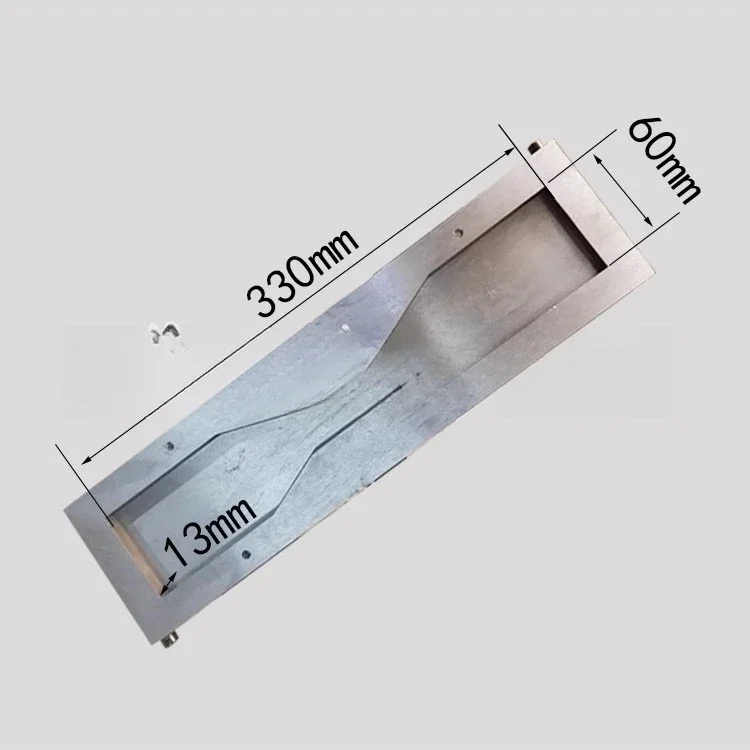 Dumbbell profiled, mold test concrete, mortar all steel, removable, deformation measuring abrasives