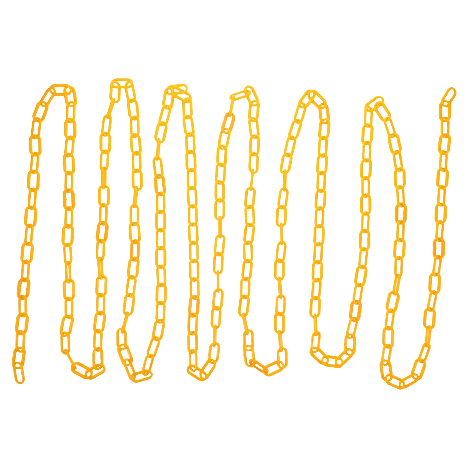 Barbed Wire Safety Chain Hanging Ultraviolet Light Belt Strap Accessories Yellow Site Barrier Block