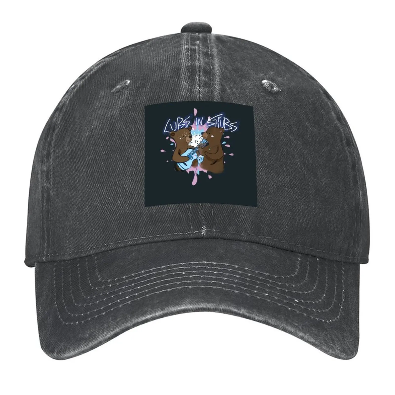 

Cubs in Shrubs official logo!!! (Drawn by Li) Baseball Cap Horse Hat Funny hats Gentleman Hat tactical cap Women Caps Men's