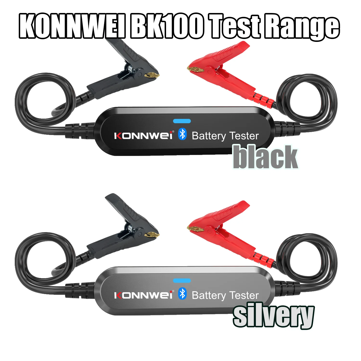 

2025 KONNWEI BK100 6 В 12 В Blue-tooth 5,0 Автомобильный тестер аккумулятора для грузовика Монитор формы волны 100-2000 CCA Зарядка Автоматический тестовый инструмент