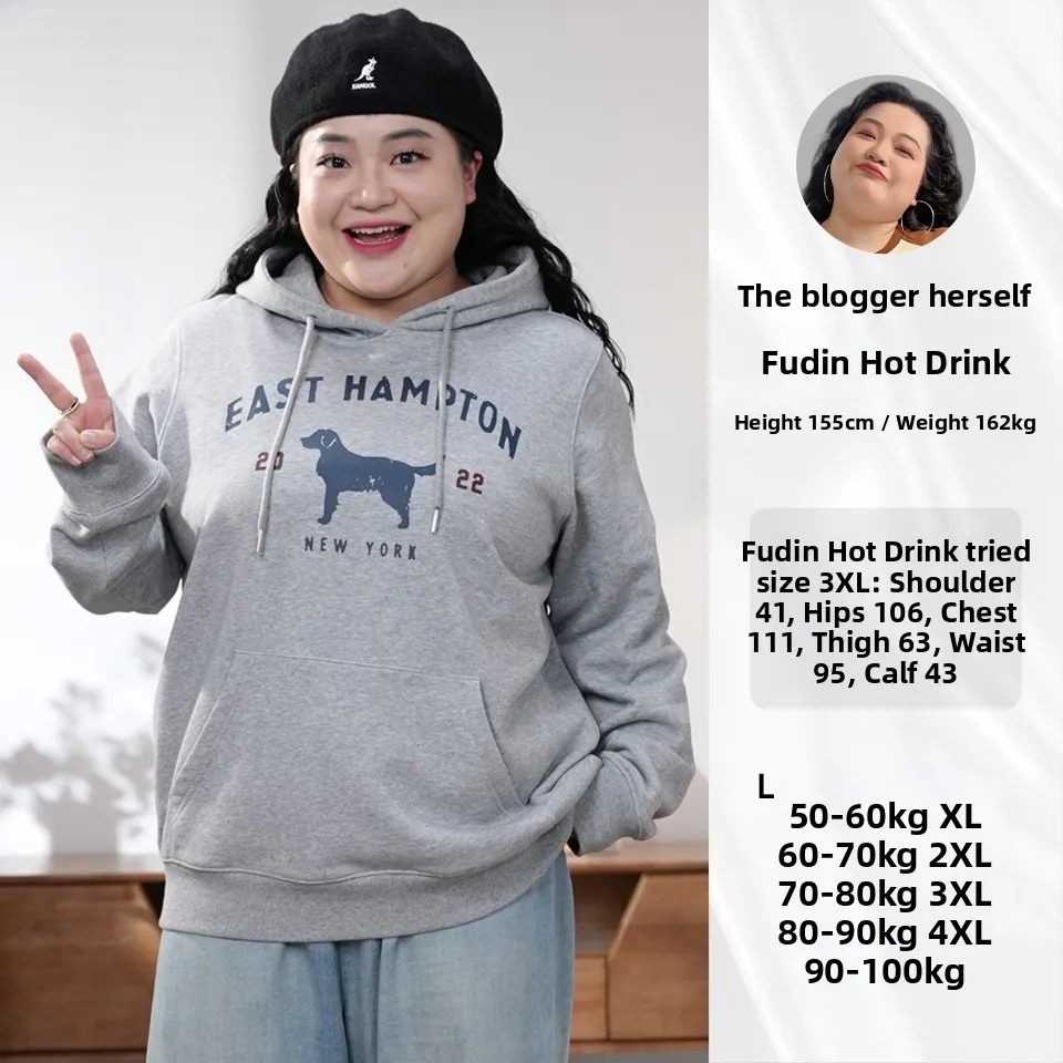 

Американский ретро-худи приталенного кроя с флисовой подкладкой и принтом, универсальный повседневный свитшот для женщин на весну