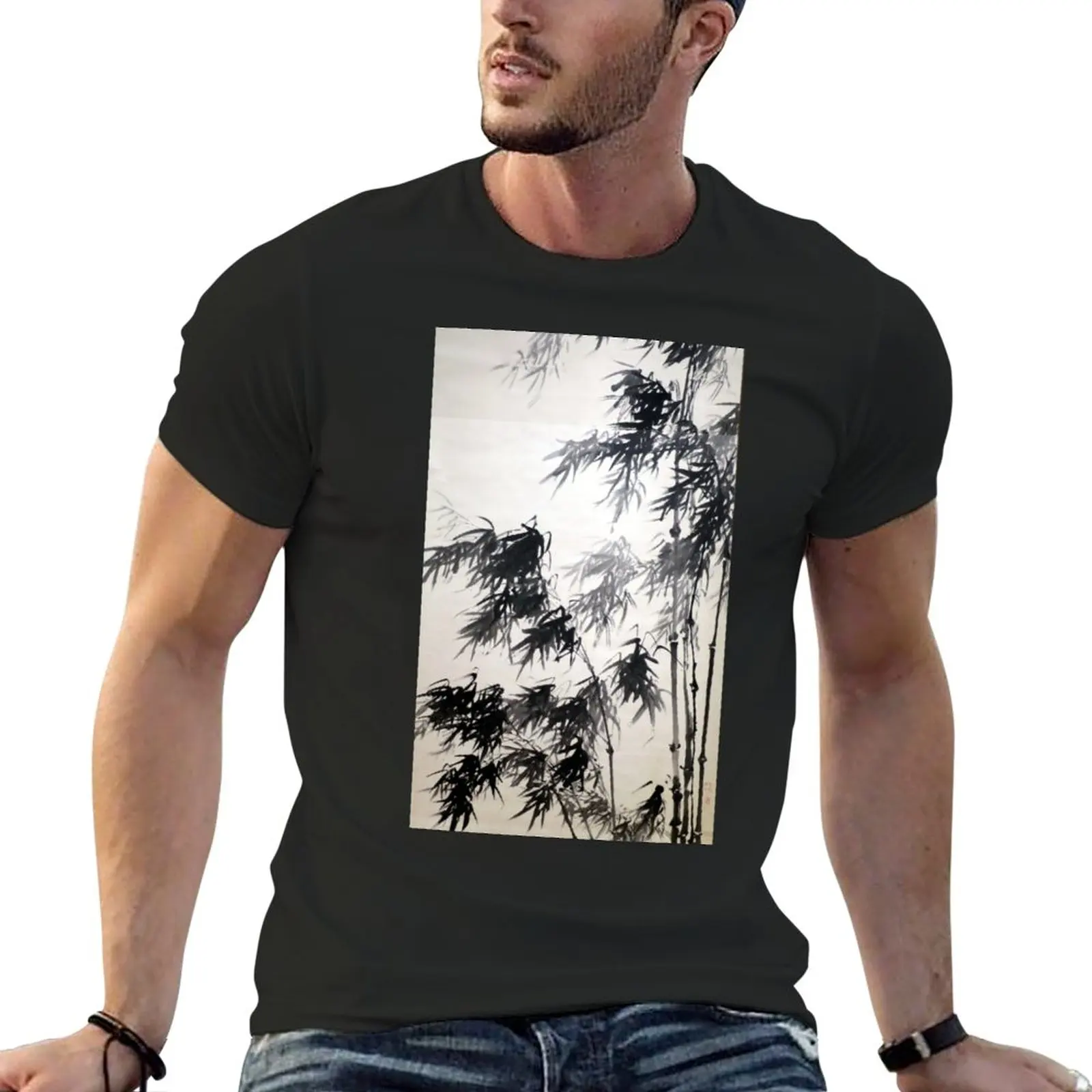 Tani Buncho Bamboo T-Shirt Short t-shirt man clothes men graphic t shirts