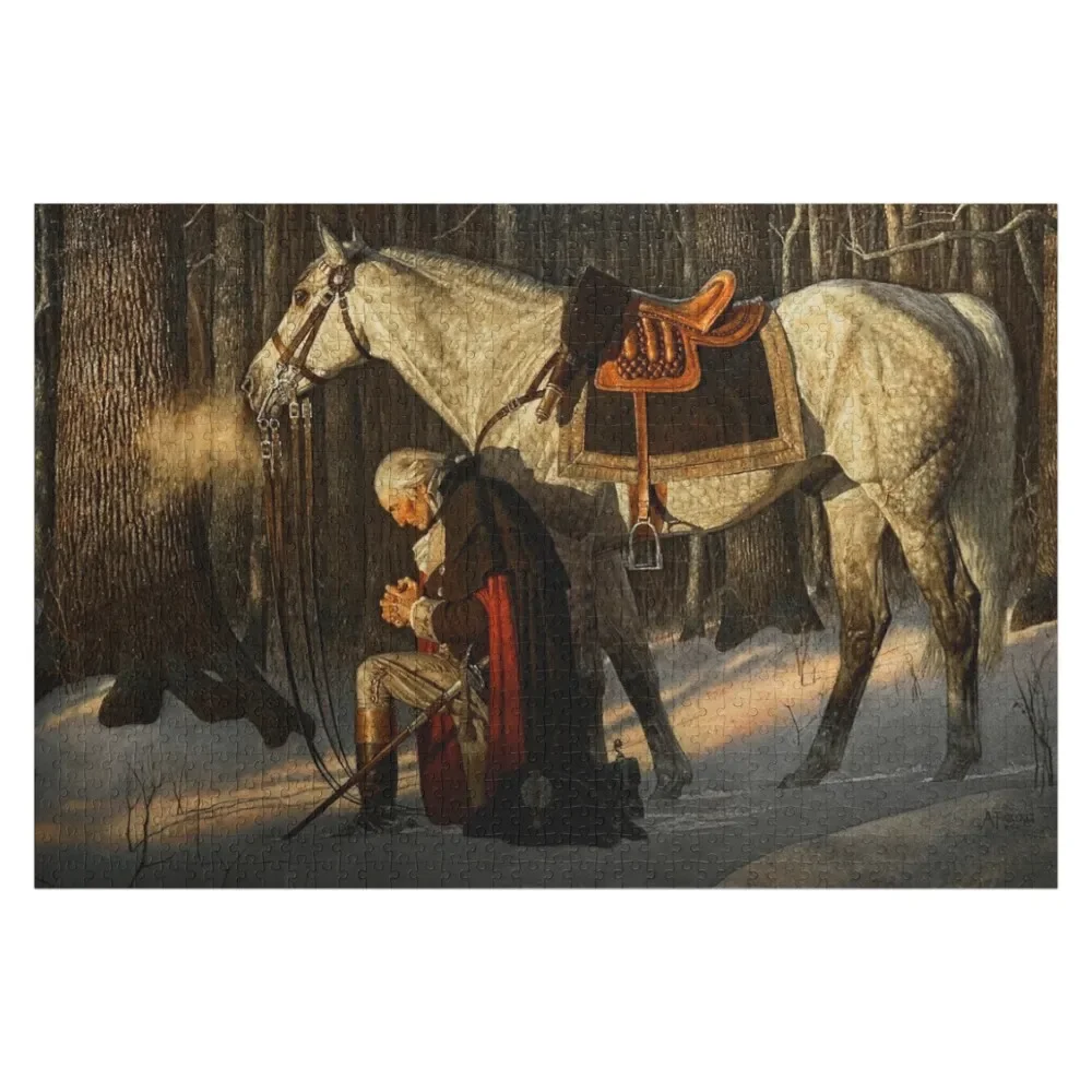 George Washington Jigsaw Puzzle Works Of Art Toys For Children Wooden Boxes Christmas Toys Puzzle