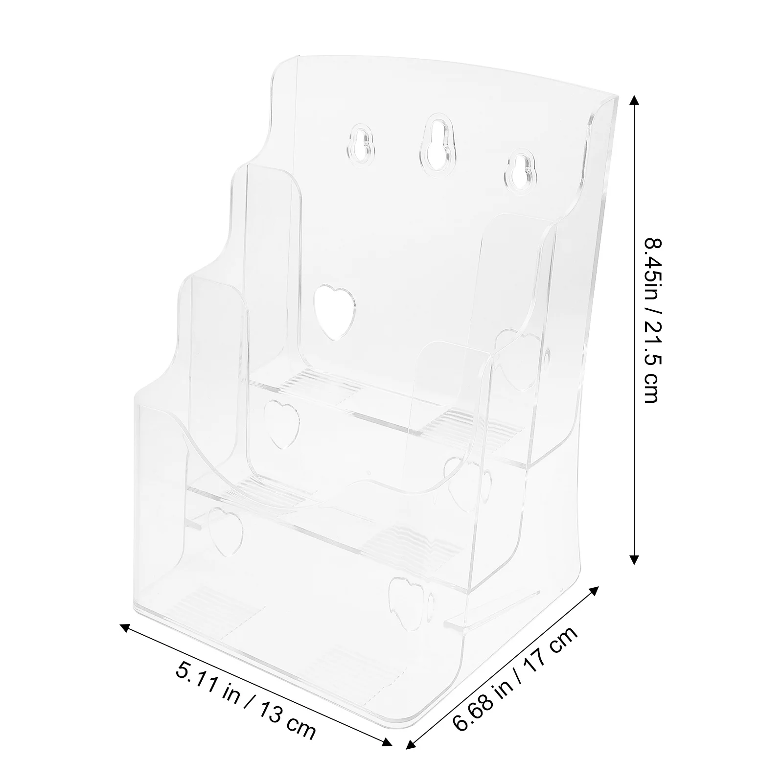 Desktop File Rack A5 Brochure Holder Document Stand Classified Organizer File Storage Office School Literature Display
