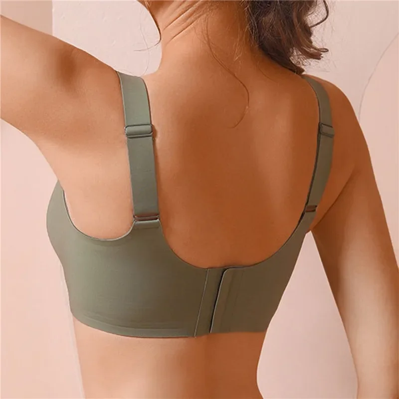 Striscia di gelatina sottile di grandi dimensioni i seni grandi regolabili Anti-cedimento sembrano reggiseno senza montatura da donna intimo senza cuciture più piccolo