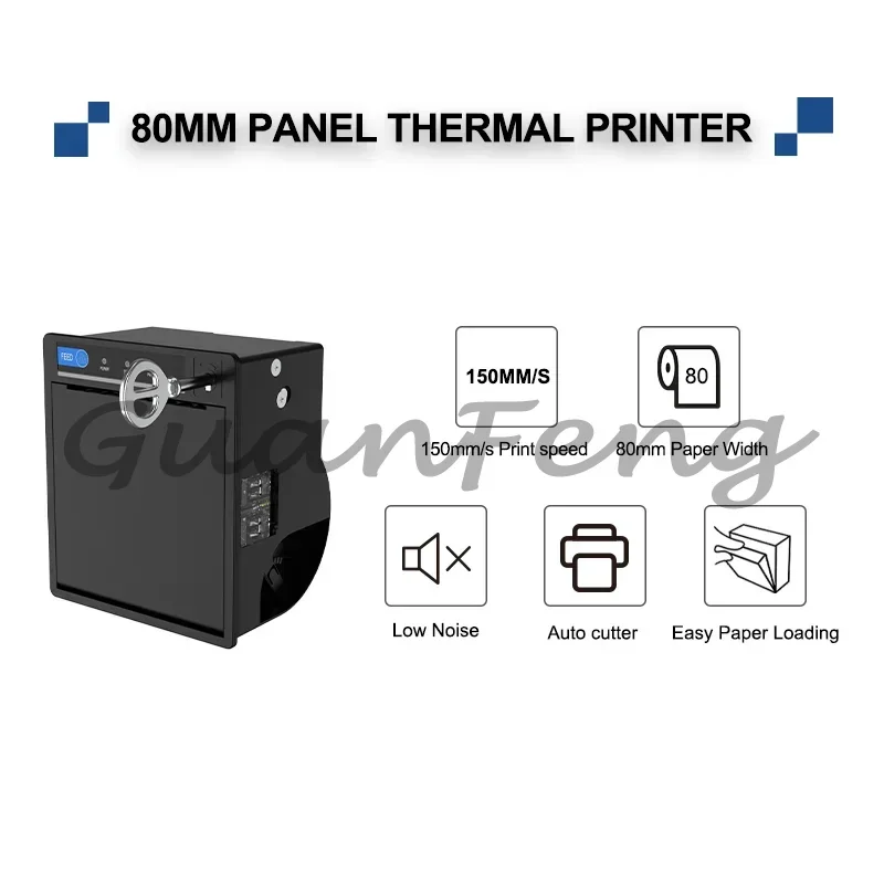 EP-380CK 80mm Kiosk Panel Mount Thermal Receipt Printer