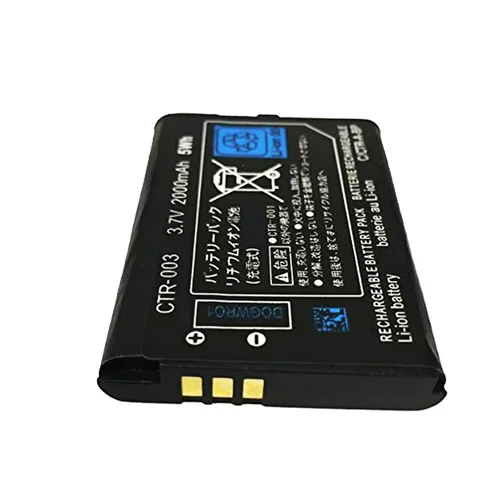 Imagen 2 del producto CTR-003 3DS batería CTR003 2000mAh 3,7 V baterías de iones de litio para consola de juegos Nintendo 3DS/2DS N3DS CTR 003 celda recargable