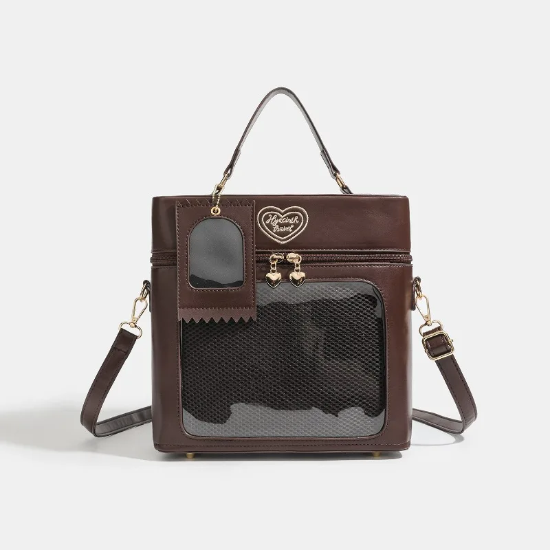 

Large Capacity Students New Arrival 6 Points BJD Doll Bag Crossbody Handbag Shoulder Backpack Daily Commuter Outdoor Bag