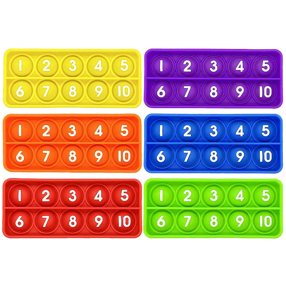 Ten Frames Math Games Toy for Kids, Math Manipulatives for Preschool Kindergarten Classroom Students Teacher Educational Lea
