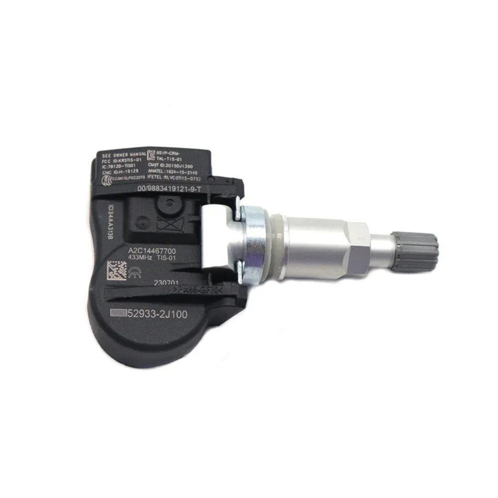 

NEW TPMS Tire Pressure Monitoring Sensor 52933-2J100 for Hyundai Solaris Verna Accent Kia Rio Sorento Ceed Genesis G80 433Mhz