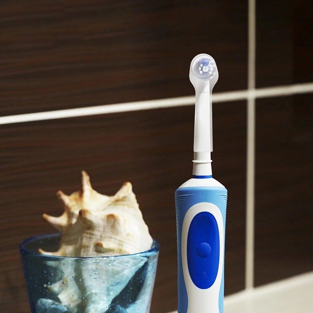 

12Pcs Electric Toothbrush Head Covers Creative Design Travel Brush Cap Portable Protective Cover for Family Hotel Gift Use