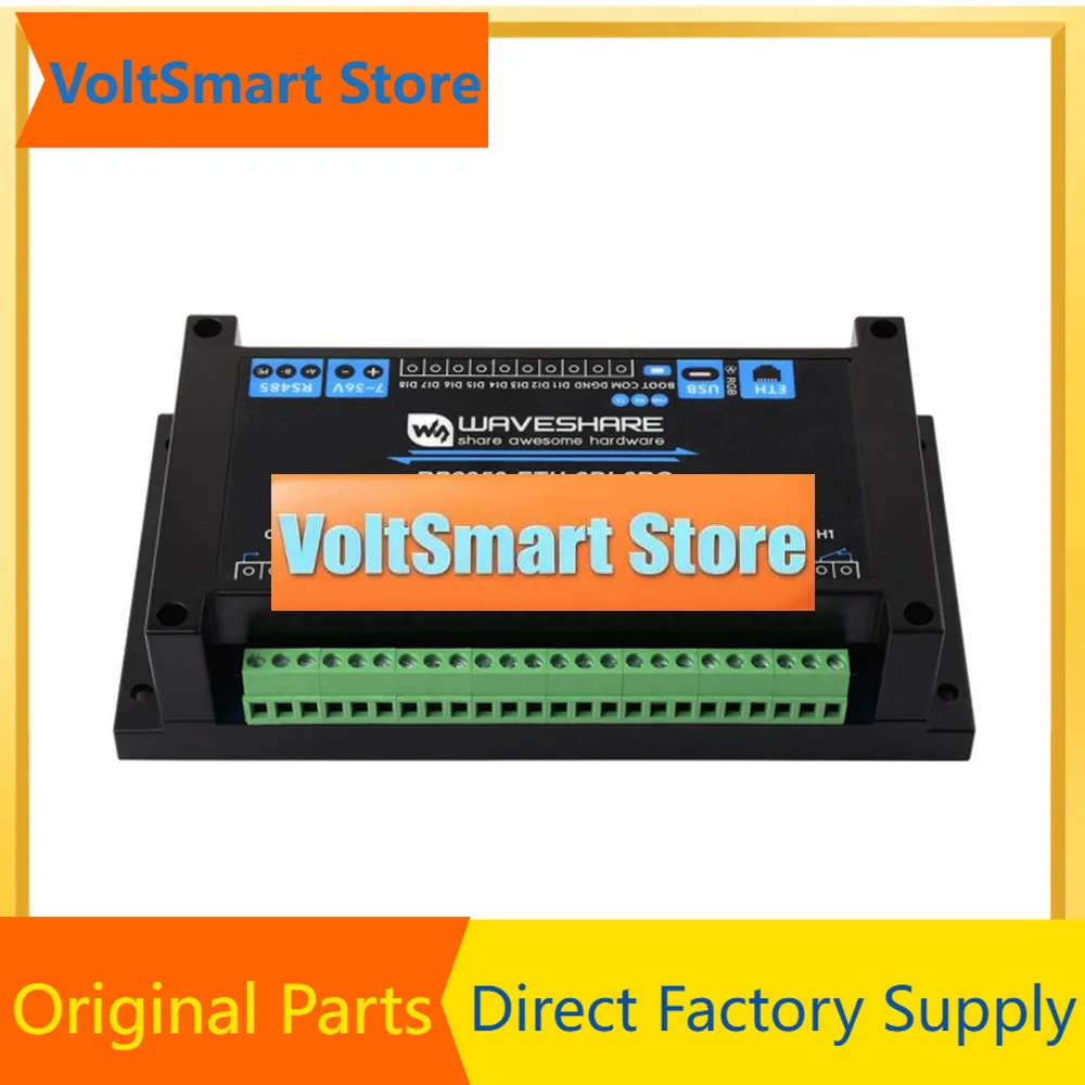 VoltSIndustrial 8-Channel RP2350 Relay Module Based On RP2350 Dual-core & Dual-architecture Microcontroller Supports Digital Inp