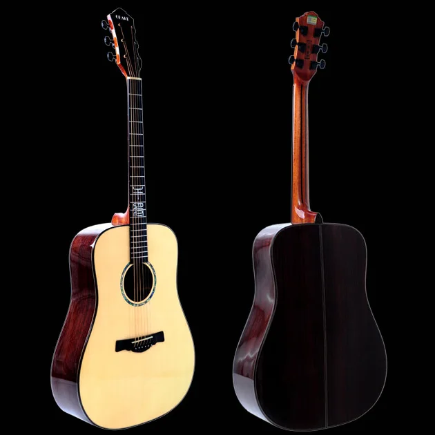 

Geake GanJiang High End Handmade All Solid Spruce Rosewood High Quality Acoustic Guitar