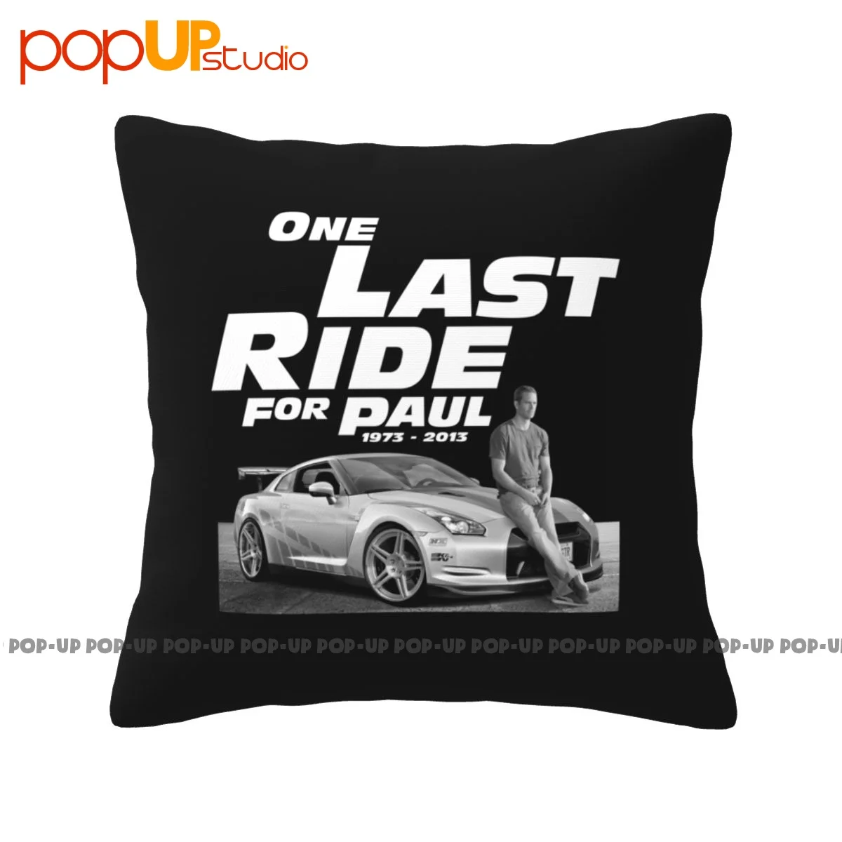 Terse Dominic Toretto And Brian Oconner Fast And Furious P-175 Pillowcase Throw Pillow Cover Natural