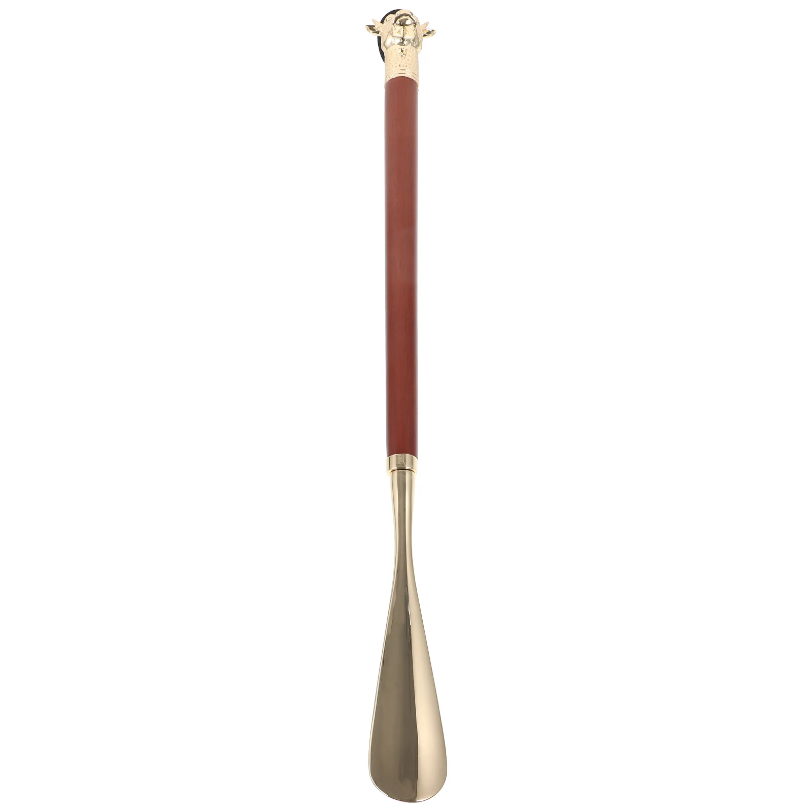  Bullhead Shoehorn Long Knob with Handle Shoehorns Elderly Alloy for Seniors Pregnant Women Use Wear Shoes