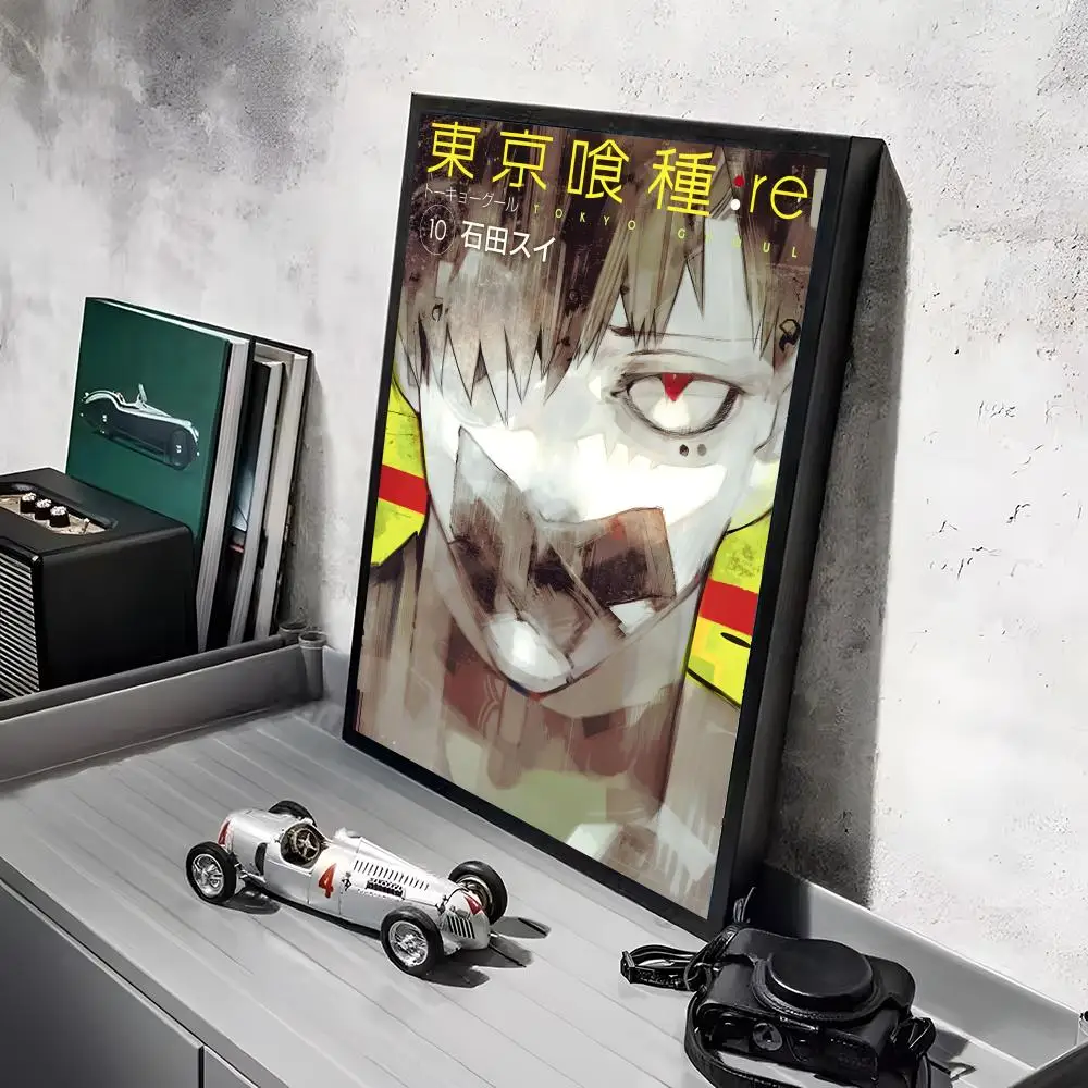 T-Tokyo Ghoul Anime-Poster-Aufkleber, HD-Gemälde, selbstklebende Kunst für Schlafzimmer, Wohnzimmer, Heimdekoration, moderne Wandaufkleber, Geschenk – Detail 10
