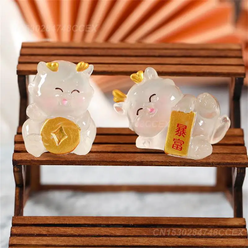 1~4PCS Cartoon Plush Model Popular Role-playing Projects Unique Exquisite Decorations Hand-painted Home Decoration Year O