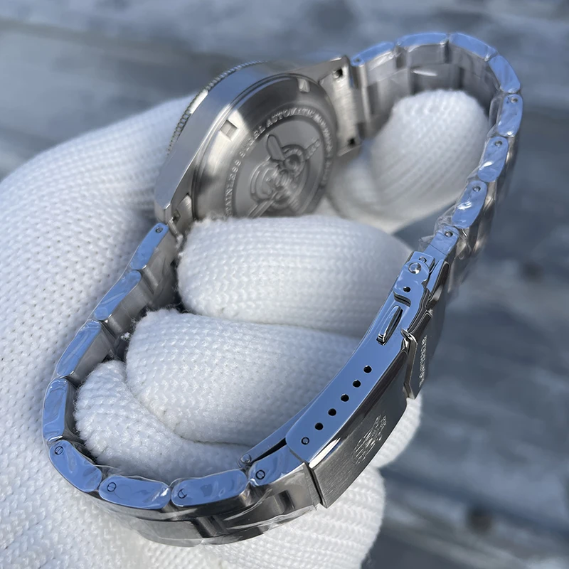 STEELDIVE Мужские дайверские часы 39 мм Автоматические механические наручные часы 20 бар Водонепроницаемые C3 Светящееся сапфировое зеркало NH35 Безель для монет