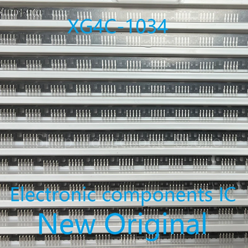 New Original XG4C-1034 XG4C1034 Conn Shrouded Header (4 Sides) HDR 10 POS 2.54mm Solder RA Side Entry Thru-Hole 50PCS