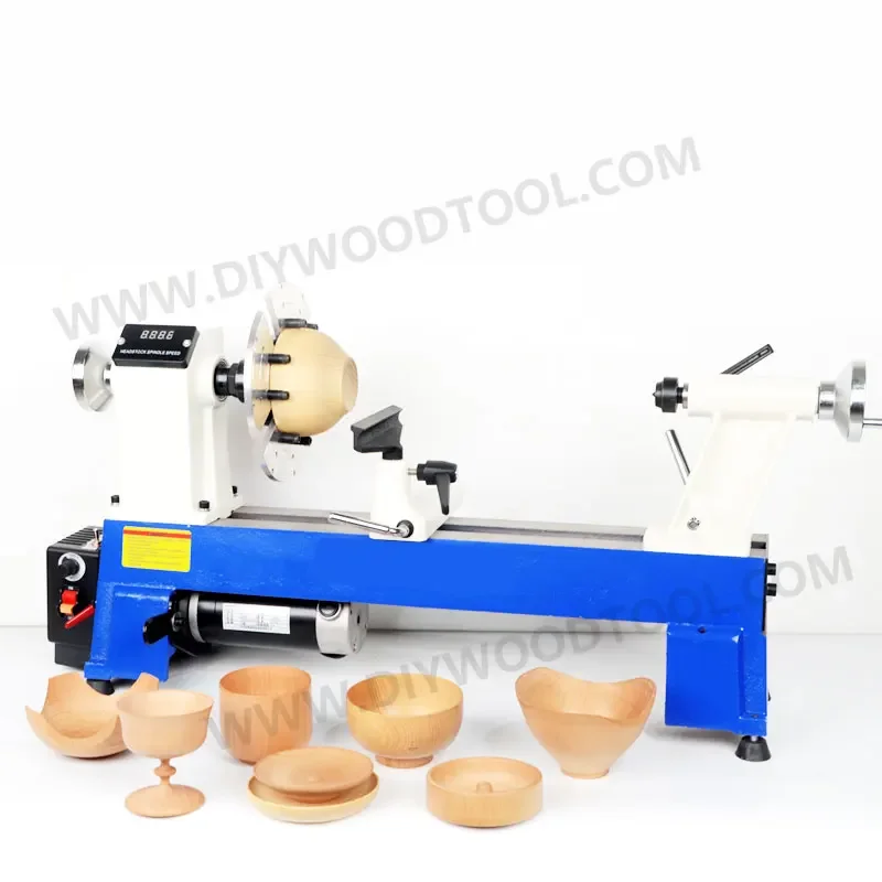 MC 1018-1 Small Mini Wood Bench Lathe With Extended Workbench