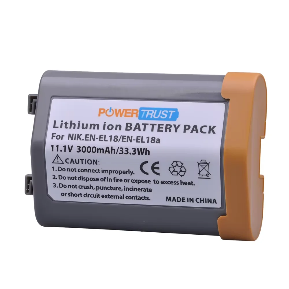 EN-EL18 Battery for Nikon EN-EL18a EN-EL18b EN-EL18c, D4 D4S D5 D6 Digital SLR Cameras, MB-D12 MB-D17 MB-D18 Battery Grips,MH-33