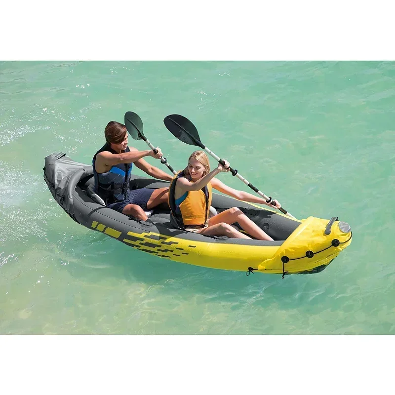 

Best-selling Factory Cheap boat inflatable canoe Double folding kayak