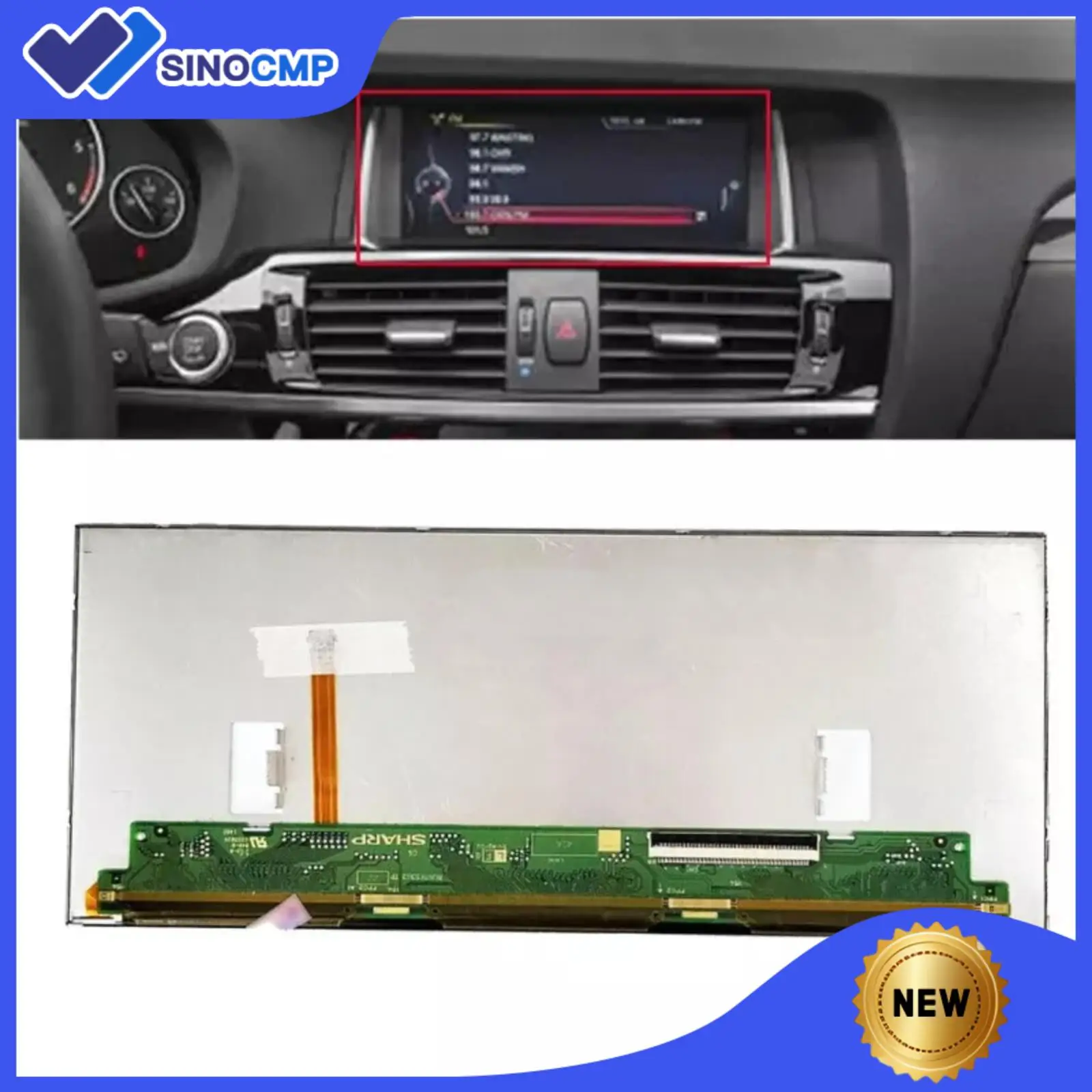 شاشة عرض LCD مقاس 8.8 بوصة راديو NAV لسيارة BMW X3 X4 F25 F26 2013-2018 NBT EVO مع تركيب بسيط LQ088K5RZ01 4300345W