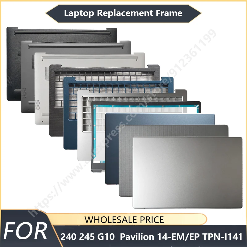 

NEW For 240 245 G10 Pavilion 14-EM 14-EP TPN-I141 Laptop LCD Back Cover/Hinge/Palmrest/Bottom /Case Laptop Frames