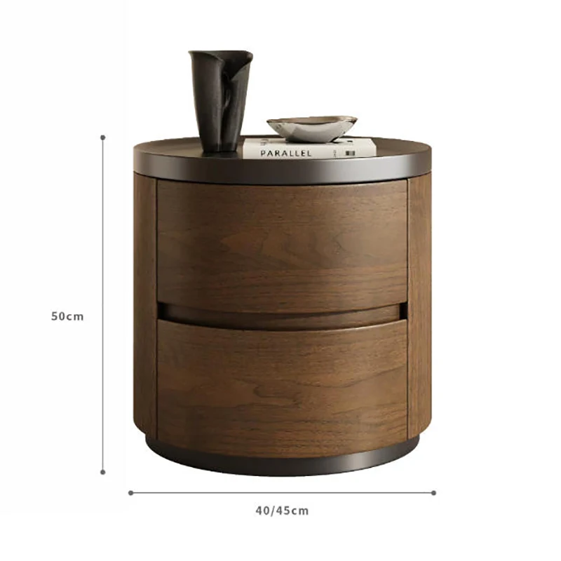Luxury Modern Nightstand Trendy Nordic Storage Vintage Aesthetic Display Nightstand Comodino Bedroom Furniture