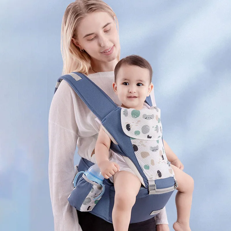 New Ergonomic Baby Carrier Infant Baby Hipseat Carrier 3 In 1 Front Facing Ergonomic Kangaroo Baby Wrap Sling 0-48 Month